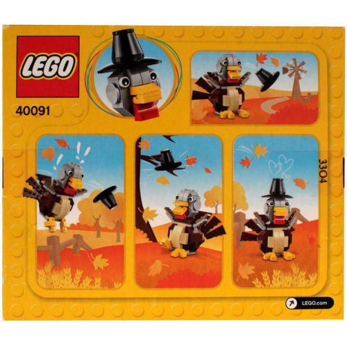  LEGO Thanksgiving Turkey, 40091, 125 Pieces