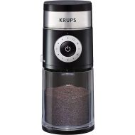 [아마존베스트]KRUPS Precision Grinder Flat Burr Coffee for Drip/Espresso/PourOver/ColdBrew, 12 cup, Black