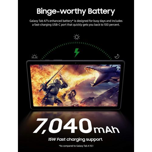 삼성 [아마존베스트]Samsung Electronics Samsung Galaxy Tab A7 10.4 Wi-Fi 32GB Silver (SM-T500NZSAXAR)