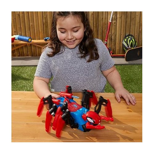 마블시리즈 Marvel Spider-Man Car Playset with Blast Feature and Action Figure for Kids Ages 4 and Up