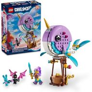 LEGO DREAMZzz Izzie's Narwhal Hot-Air Balloon Deep-Sea Animal Toy, Save Bunchu from a Grimspawn, Transforming Whale Figure for Kids, Bunny Toy for Boys and Girls 7 Years Old and Up, 71472
