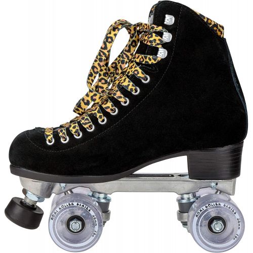  Moxi Skates - Panther - Fun and Fashionable Womens Roller Skates Black Suede