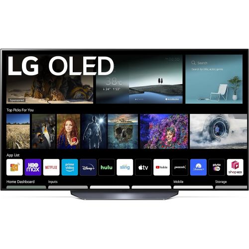  LG OLED B1 Series 65” Alexa Built-in 4k Smart TV, 120Hz Refresh Rate, AI-Powered 4K, Dolby Vision IQ and Dolby Atmos, WiSA Ready, Gaming Mode (OLED65B1PUA, 2021)