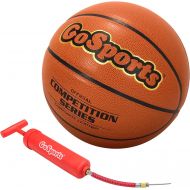 GoSports Indoor Synthetic Leather Competition Basketball with Pump