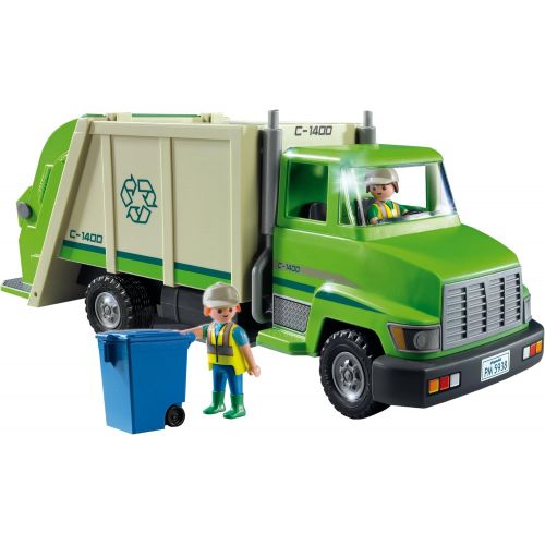 플레이모빌 PLAYMOBIL Green Recycling Truck