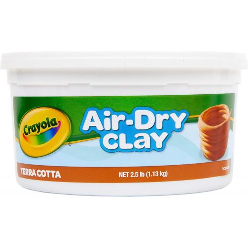  [아마존베스트]Crayola Air Dry Clay, Terra Cotta, 2.5 Lb Per Pack