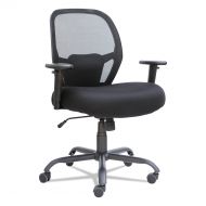 Alera ALEMX4517 Merix Series Mesh Big/Tall Mid-Back Swivel/Tilt Chair Black