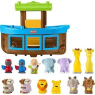 Fisher-Price Little People Toddler Toy Noah’s Ark Playset with 12 Animals and Noah Figure, Baptism for Ages 1+ Years