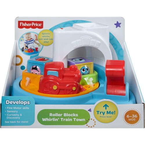 Fisher-Price Roller Blocks Whirlin Train Town