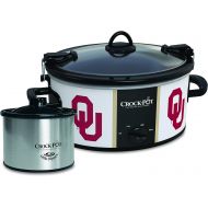 Oklahoma Sooners Collegiate Crock-Pot Cook & Carry Slow Cooker with Bonus 16-ounce Little Dipper Food Warmer