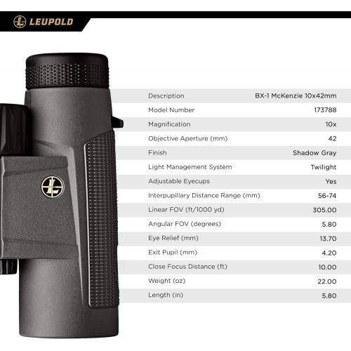  [아마존베스트]Leupold BX-1 McKenzie Binocular