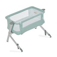 Skylar Bassinet and Bedside Sleeper in Mint, Lightweight and Portable Baby Bassinet, Five Position Adjustable Height, Easy to Fold and Carry Travel Bassinet, JPMA Certified