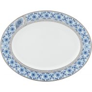 Lenox Marchesa Couture Oval Platter, Sapphire Plume
