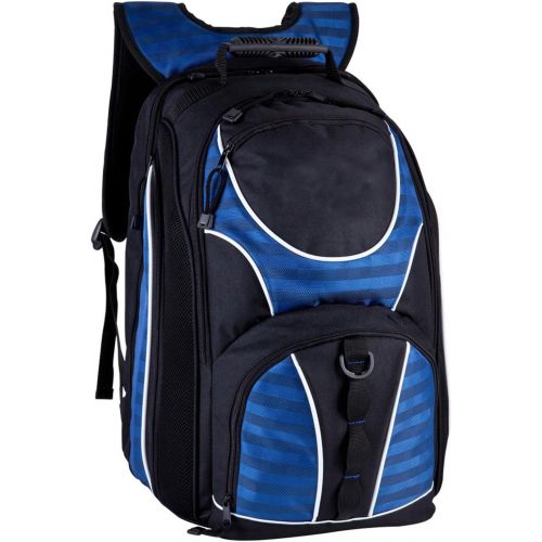  World Traveler TSA Friendly 17 Laptop Backpack, Blue