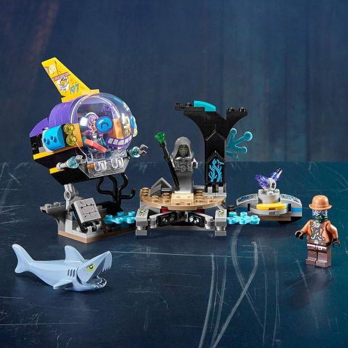  LEGO Hidden Side J.B.’s Submarine 70433, Augmented Reality (AR) Ghost Toy, Featuring a Submarine, App-Driven Ghost-Hunting Kit, Includes 3 Minifigures and a Shark Figure, New 2020