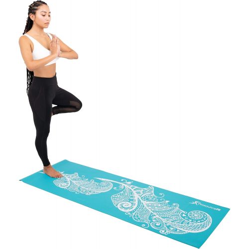  ProSource Yoga Mats 316” (5mm) Thick for Comfort & Stability with Exclusive Printed Designs