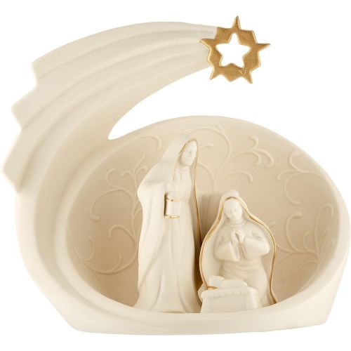 레녹스 Lenox China Simply Divine Lighted Holy Family Figurine
