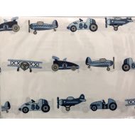 Crocs Vintage Cars and Planes BOYS 3 Piece TWIN Sheet Set by Frolics Kids Collection | 100% Easy-Care Polyester