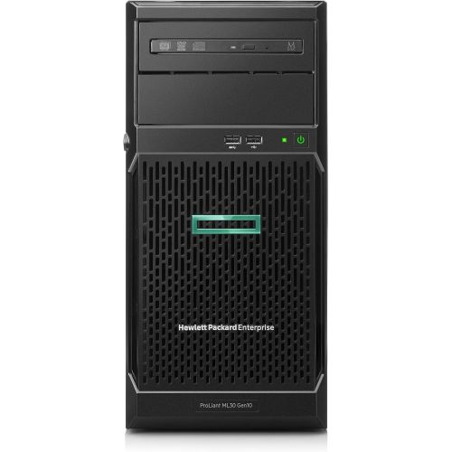  Hewlett Packard Enterprise HPE ProLiant ML30 G10 4U Tower Server - 1 x Xeon E-2224-8 GB RAM HDD SSD - Serial ATA/600 Control