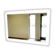 Mirrors and Marble LED Side-Lighted Bathroom Vanity Mirror: 36 Wide x 24 Tall - Commercial Grade - Rectangular - Wall-Mounted