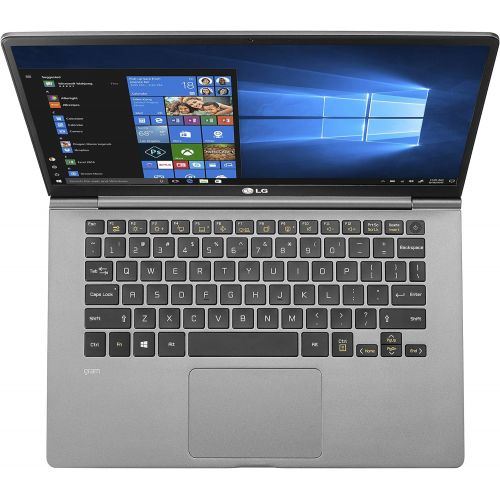 LG gram Laptop - 14 Full HD Display, Intel 8th Gen Core i7, 16GB RAM, 256GB SSD, 19.5 Hour Battery Life, Thunderbolt 3- 14Z990-R.AAS7U1 (2019), Dark Silver