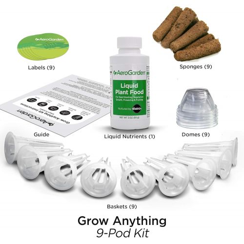  Visit the AeroGarden Store AeroGarden Grow Anything Seed Pod Kit, 9