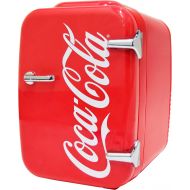 [아마존베스트]Coca-Cola Vintage Chic 4L Cooler/Warmer Mini Fridge by Cooluli for Cars, Road Trips, Homes, Offices and Dorms (110V/12V)