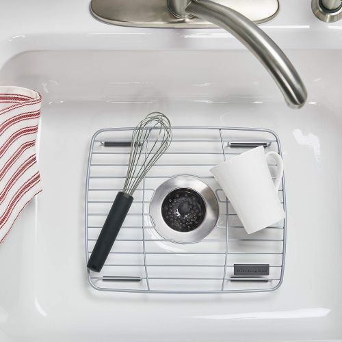 키친에이드 KitchenAid KE109OHCGA Small Wire Sink Protector, one size, Charcoal Gray