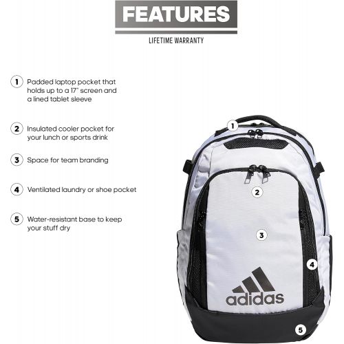 아디다스 adidas Unisex-Adult 5-Star Team Backpack