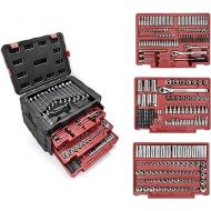 WORKPRO 450-Piece Mechanics Tool Set, Universal Professional Tool Kit with Heavy Duty Case Box