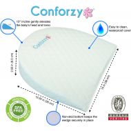 Conforzy Universal Bassinet Wedge, Newborn Baby Reflux Reducer and Nasal Congestion Reducer...