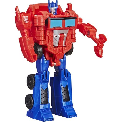 트랜스포머 Transformers Cyberverse Action Attackers: 1-Step Changer Optimus Prime Action Figure Toy