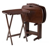 Winsome Wood 94577 Lucca Snack Table 22.83 W x 25.79 H x 15.67 D Brown