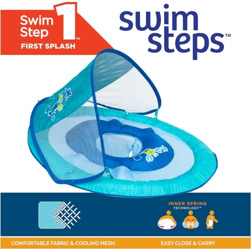 스윔웨이즈 Swimways Baby Spring Float Sun Canopy - Blue Lobster