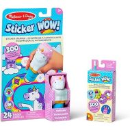 Melissa & Doug Sticker Wow!™ Unicorn Bundle: Sticker Stamper, 24-Page Activity Pad, 600 Total Stickers, Arts and Crafts Fidget Toy Collectible Character
