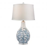 Dimond Lighting D2478 Sixpenny Ceramic Table Lamp, Pale Blue