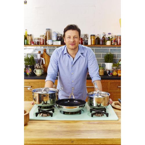 테팔 Tefal Jamie Oliver H80302Premium Stainless Steel Inox Induction Pan