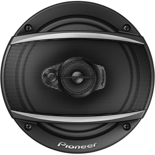 파이오니아 Pioneer TS A1670F 3 Way Coaxial Speaker for Cars (320 W), 16.5 cm, Powerful Sound, IMPP Membrane for Optimal Bass, 70 W Rated Input, Black, 2 Speakers