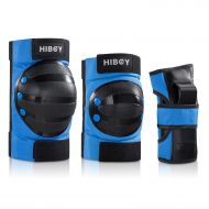 Hiboy Knee Pads for Kids, Knee pads and Elbow Pads Wrist Guards, Protective Gear Set for Roller Skates Inline Skating Skateboarding Cycling Biking Scooter Riding (Blue, Small)