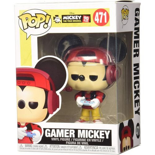 펀코 Funko POP! Disney: Mickey The True Original 90 Years - Gamer Mickey #471 - GameStop Exclusive!