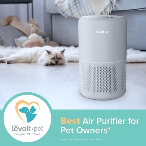  LEVOIT Air Purifier for Home Allergies and Pets Hair, H13 True HEPA Filter for Bedroom, 24db Filtration System with ARC Formula, Remove 99.97% Odors Smoke Dust Mold Pollen, Core P3