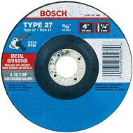 Bosch GW27LM450 Type 27 Long Life Metal Grinding Wheel, 4-1/2-Inch 1/4 by 7/8