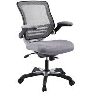 Modway Furniture Modway Modway Edge Office Chair with Mesh Fabric Seat, Gray, Mesh