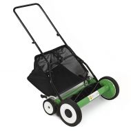 Best Choice Products Lawn Mower 20 Classic Hand Push Reel W/ Grass Catcher 6 Adjustable Height 20