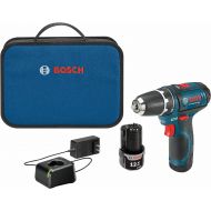 [아마존베스트]Bosch Power Tools Drill Kit - PS31-2A - 12V, 3/8 Inch, Two Speed Driver, Cordless Drill Set - Includes Two Lithium Ion Batteries, 12V Charger, Screwdriver Bits & Soft Carrying Bag,