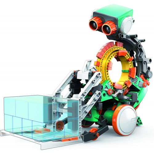  Elenco Teach Tech “Mech-5”, Programmable Mechanical Robot Coding Kit, STEM Building Toy for Kids 10+
