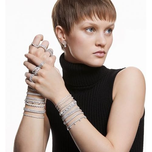 스와로브스키 SWAROVSKI Subtle Bracelet Jewelry Collection, Clear Crystals