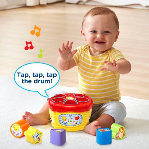 브이텍 VTech Sort and Discover Drum, Yellow