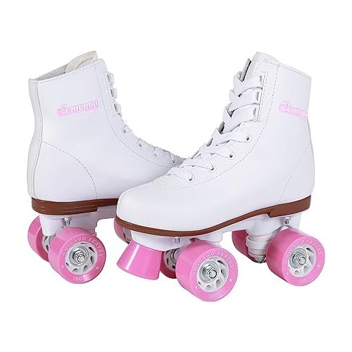 시카고스케이트 Chicago Girls Rink Roller Skate - White Youth Quad Skates - Size J11