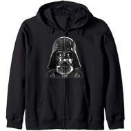 Star Wars Darth Vader Big Face Costume Halloween Zip Hoodie